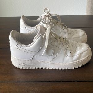 Nike Womens  White Air Force 1, size 8, good shape